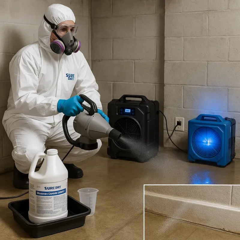 Sanitization and Odor Removal process in West Chatham, MA